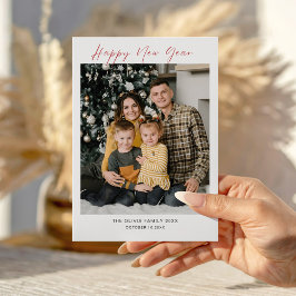 Mall för fotokort för God jul-familjen