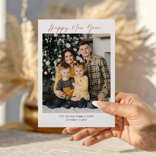 Mall för fotokort för God jul-familjen