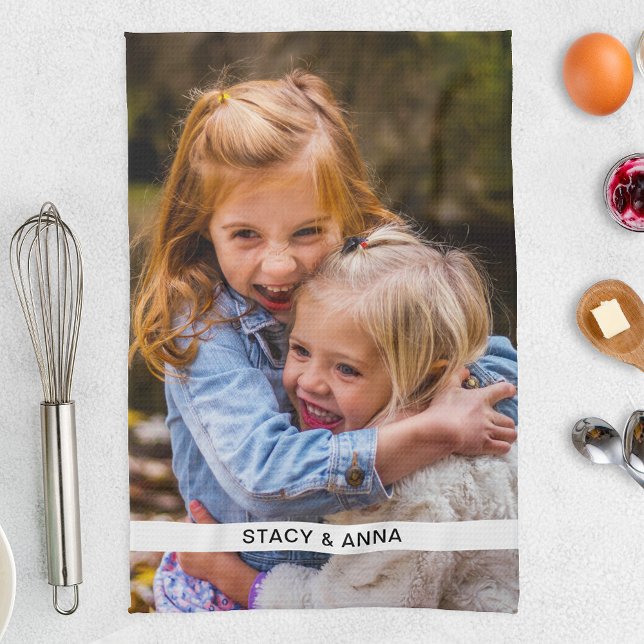 Mall för fotot och Namn för kökshanddukar (Skapare uppladdad)