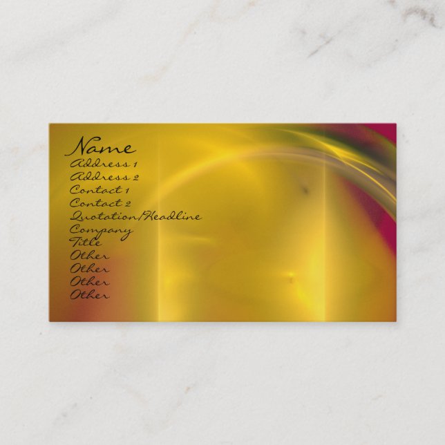 Mall för Fractaldesignvisitkort Visitkort (Framsida)