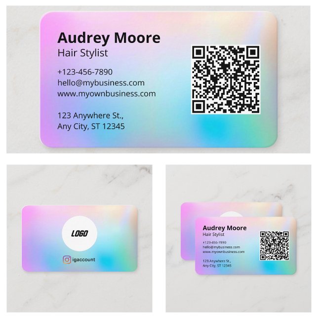 Mall för frisörer visitkort (Hair Stylist Templates Business Card
)