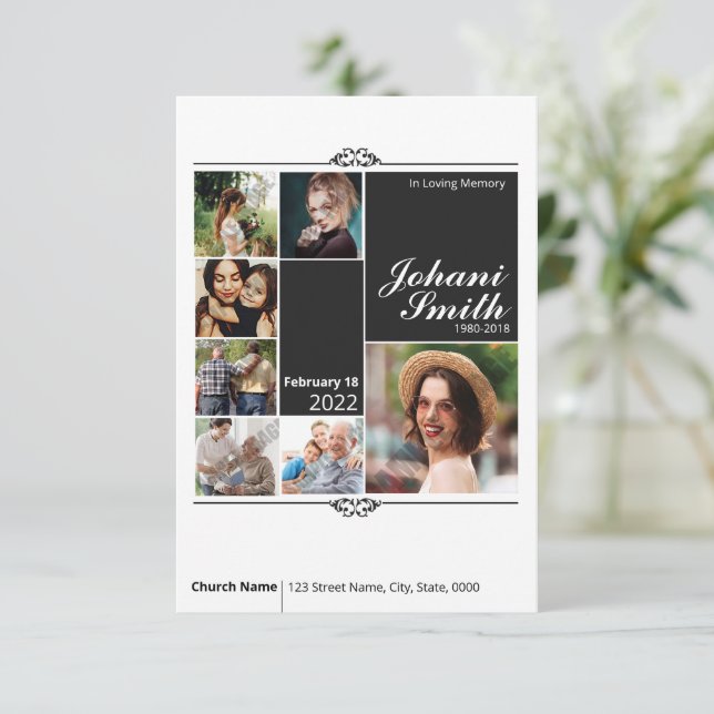 Mall för funktionellt Prayer-kort (Stående Fram)