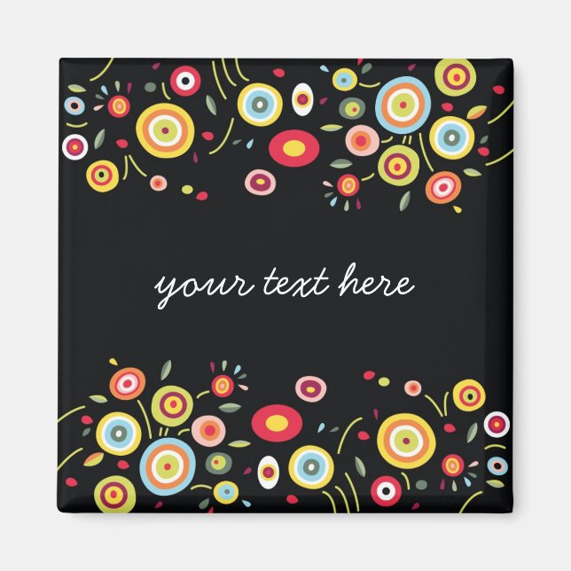 Mall för funkyar magnet (Framsidan)