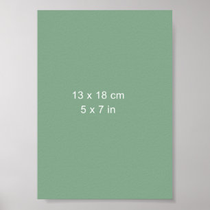 Mall för galleriväggslayout Foto Art 5x7in Poster