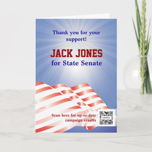 Mall för gratulationskort Omröstning (Framsida)