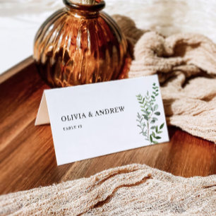 Mall för Grey Bröllop Place Cards