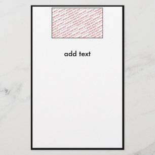 Mall för grupp- eller klassfoto brevpapper