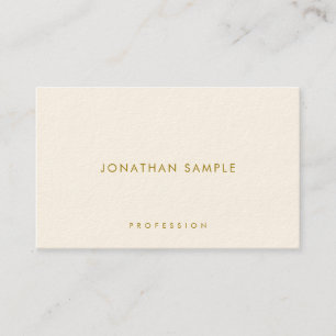 Mall för Guld Text Luxe Modern Minimalist Elegant Visitkort