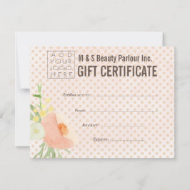 Mall för Hair Beauty Salon Gift-certifikat