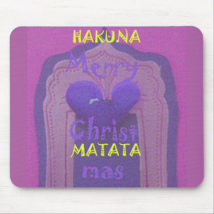 Mall för Hakuna Matata Merry Mousepad-Vågrät Musmatta