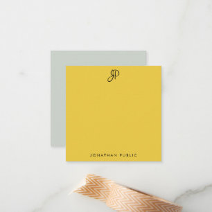 Mall för handskriven Monogram Elegant Färg-anpassn