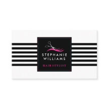 Mall för hårsalongvisitkort