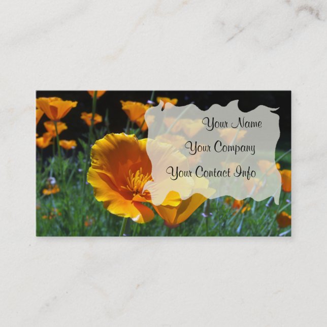 Mall för hejvallmovisitkort visitkort (Framsida)