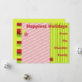 Mall för Helgdag-fotokort