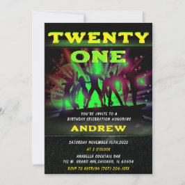 Mall för hip hop födelsedag Inbjudan