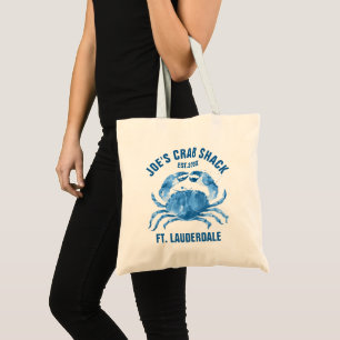 Mall för illustration av Anpassningsbarna Cute Blu Tygkasse
