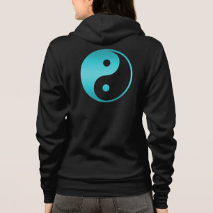 Mall för illustration för Yin Yang krickablått T-shirt