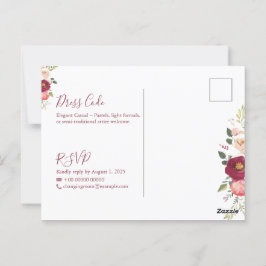 Mall för inbjudan att bjuda in elegant minimalisti