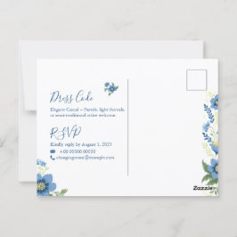 Mall för inbjudan att bjuda in elegant minimalisti