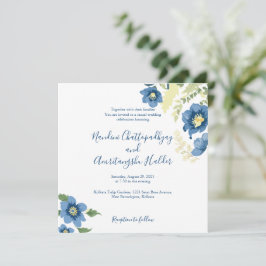 Mall för inbjudan att bjuda in elegant minimalisti