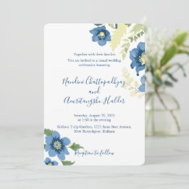 Mall för inbjudan att bjuda in elegant minimalisti