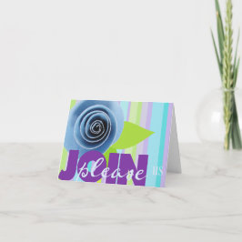 Mall för inbjudan till babyvisningsprogram