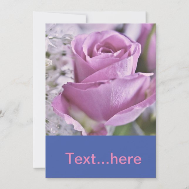 Mall för inbjudan till Bröllop-kort (Framsida)