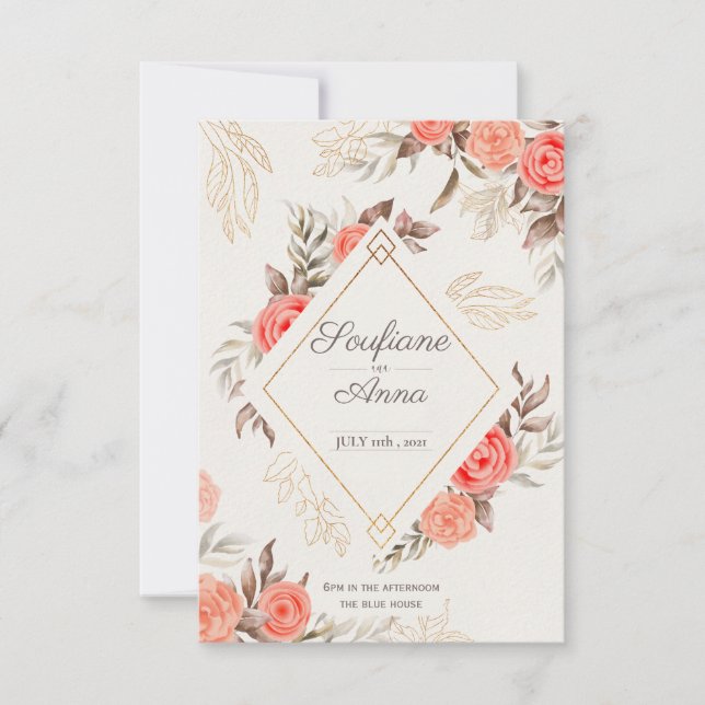 mall för inbjudan till evenemang (Framsida)