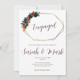 Mall för inbjudan till Förlovning för hämtning av 