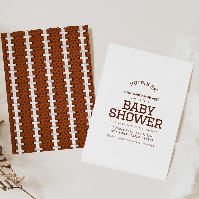 Mall för inbjudan till fotbollstemat för babyskor (Skapare uppladdad)