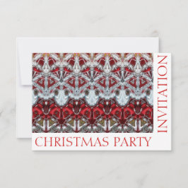 Mall för inbjudan till julfest för Anpassningsbar