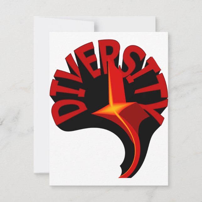 Mall för inbjudan till mångsidig Swirling Star-inb (Framsida)