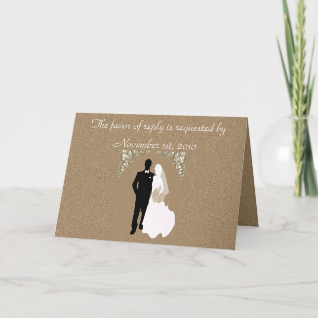 Mall för inbjudan till osa bröllop (Framsida)