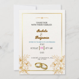 Mall för inbjudan till Rustic Boho Wedding