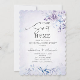 Mall för inbjudan till Rustic House-uppvärmning