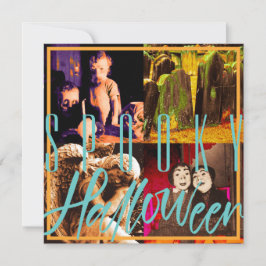 Mall för inbjudan till taloky Halloween