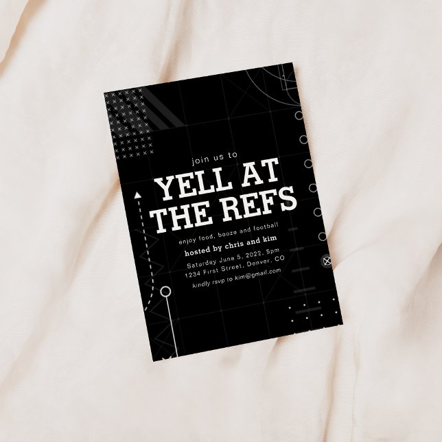 Mall för inbjudan till Temaparty i fotboll (Skapare uppladdad)