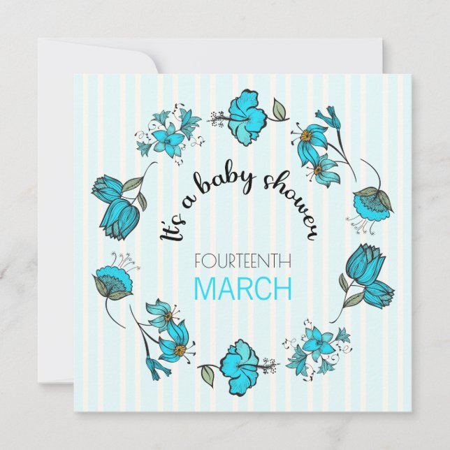 Mall för inbjudan till visemisk babyvisningsprogra (Framsida)