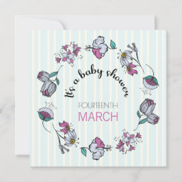 Mall för inbjudan till visemisk babyvisningsprogra