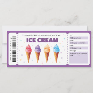 Mall för ischipcertifikat, Sundae Älskare