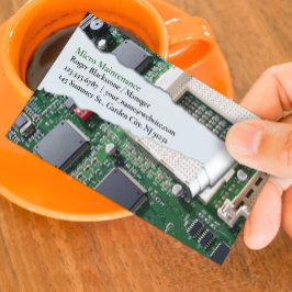 Mall för IT-datorreparation Affärsvisitkort Visitkort