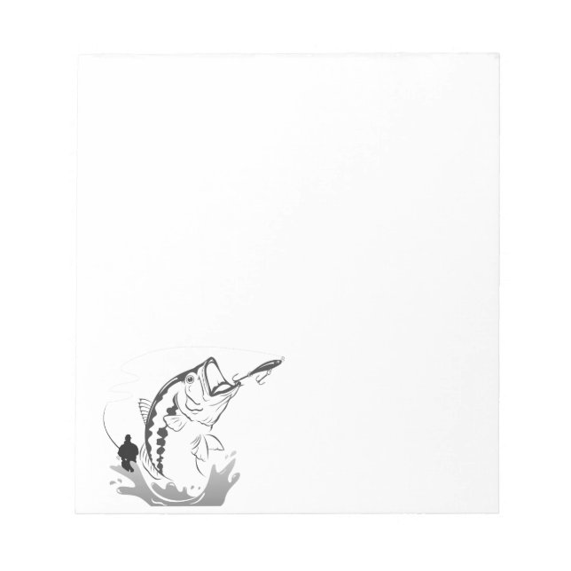 Mall för Klubb av fiske Anteckningsblock (Framsida)