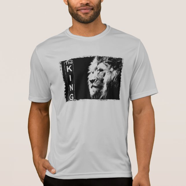 Mall för kung-Manar-tävling i Silver T Shirt (Framsida)