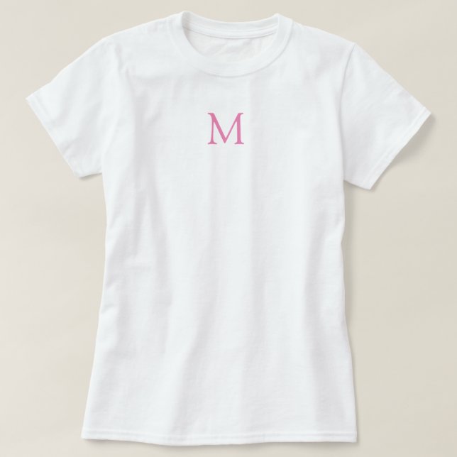 Mall för kvinnoklädesplagg Tshirts Monogram (Design framsida)