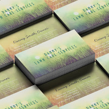 Mall för landskapskort för Gräsmatta Mower