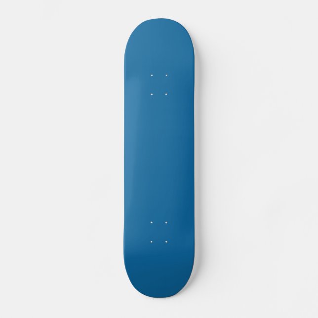 Mall för ljusa persiska blå trend-Färg är tom Skateboard Bräda 20 Cm (Framsida)