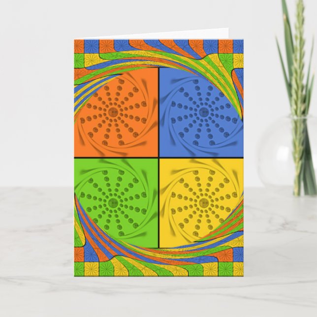 Mall för Lodrät av gratulationskort (Framsida)