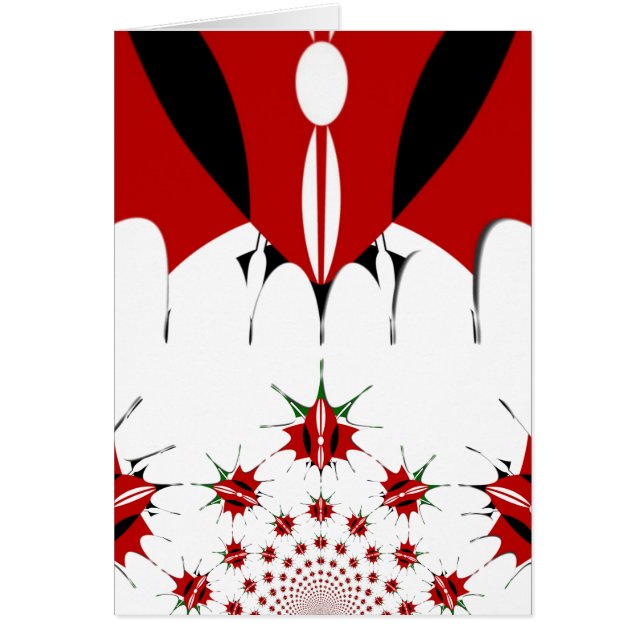 Mall för Lodrät av gratulationskort Hälsningskort (Framsidan)