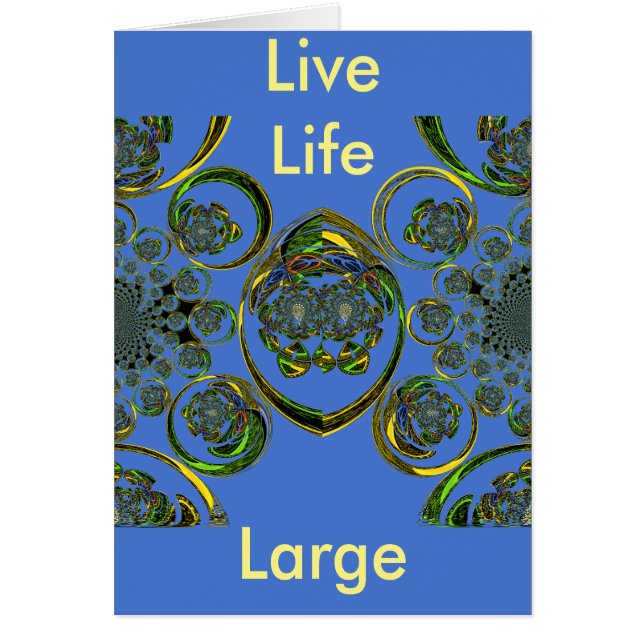 Mall för Lodrät av gratulationskort Hälsningskort (Framsidan)