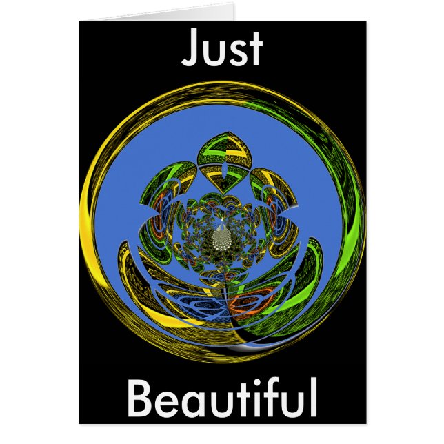 Mall för Lodrät av gratulationskort Hälsningskort (Framsidan)